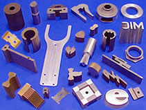 Sample parts, production parts, prototypes, medical devices, tooling, tool and die all made by wire EDM, sinker EDM, 

                          EDM small hole burning, small hole drilling and abrasive waterjet cutting by MILCO Wire EDM & Waterjet