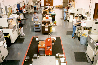 This is the EDM shop floor showing the various wire, sinker and small hole EDM machines.